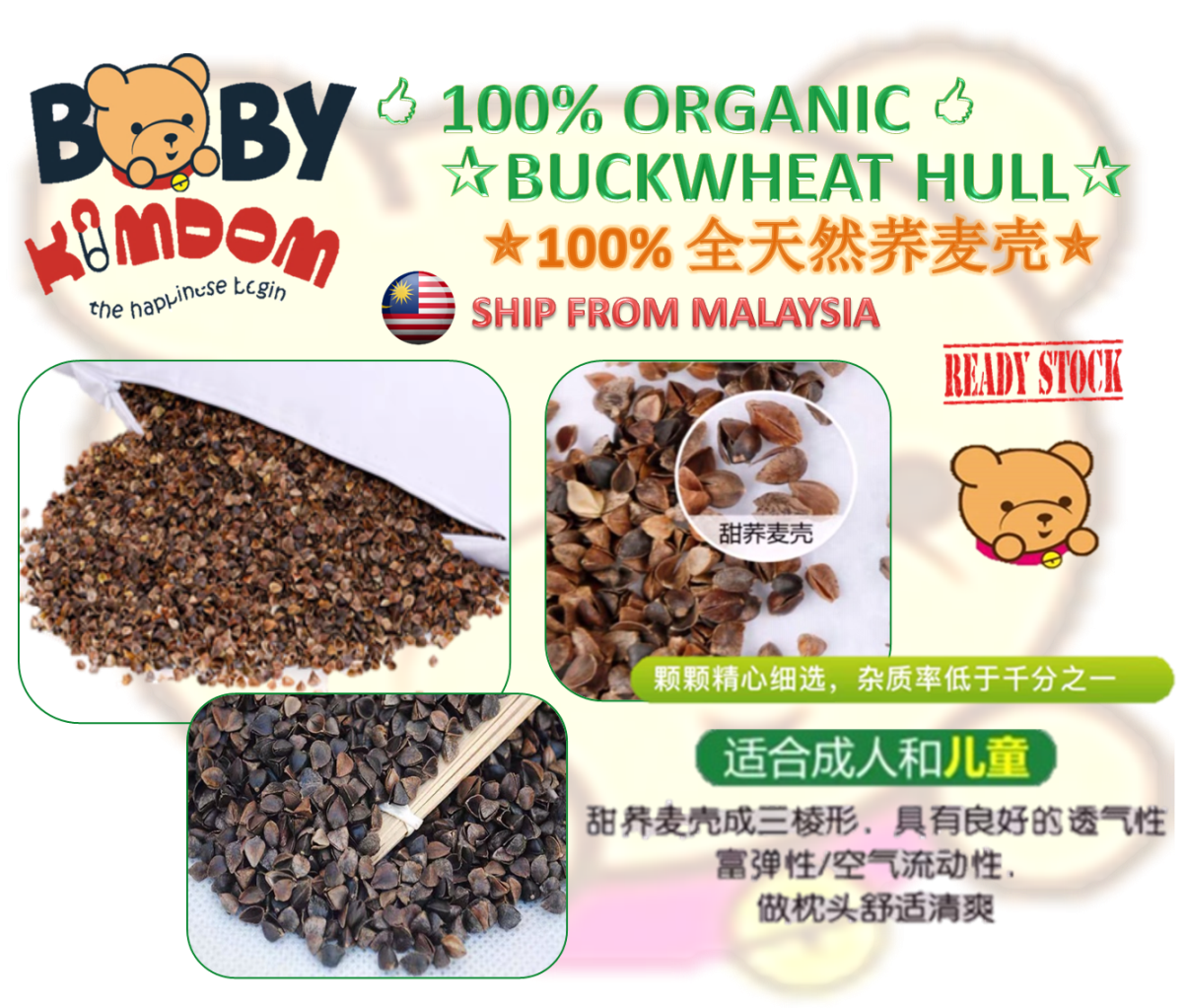 Organic Buckwheat Hull for DIY Pillow ( Premium Grade ) 精选荞麦壳 Lazada