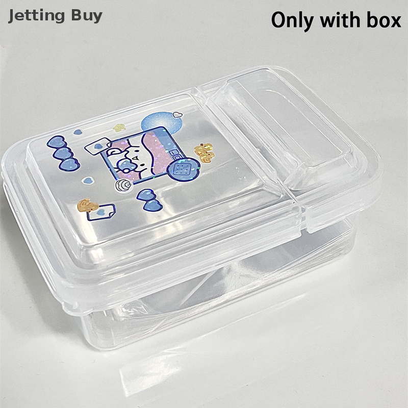 [Jettingbuy] Hộp đựng nhựa trong suốt hộp đựng đồ trang sức nhỏ gọn cửa hàng Hộp đựng có nắp phụ kiện hoàn thiện trang sức