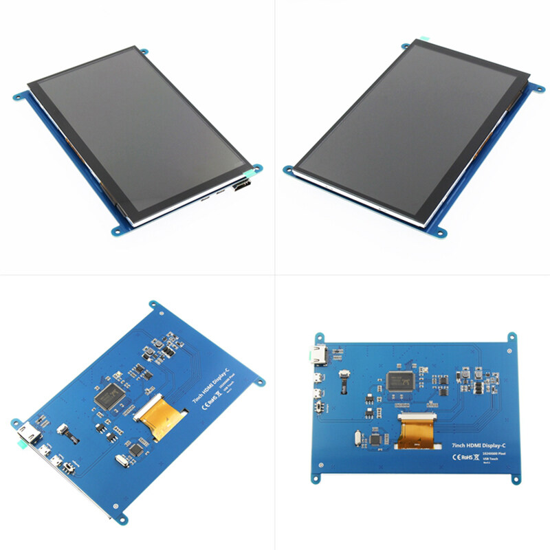 7 inch capacitive touch screen lcd display ips 1024x600 hdmi for
