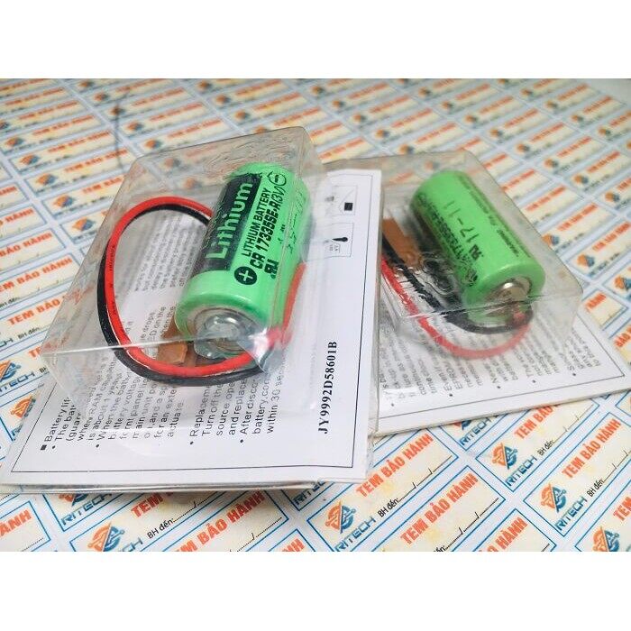 Pin nuôi nguồn cr17335se-r, q6bat3v lắp cho plc