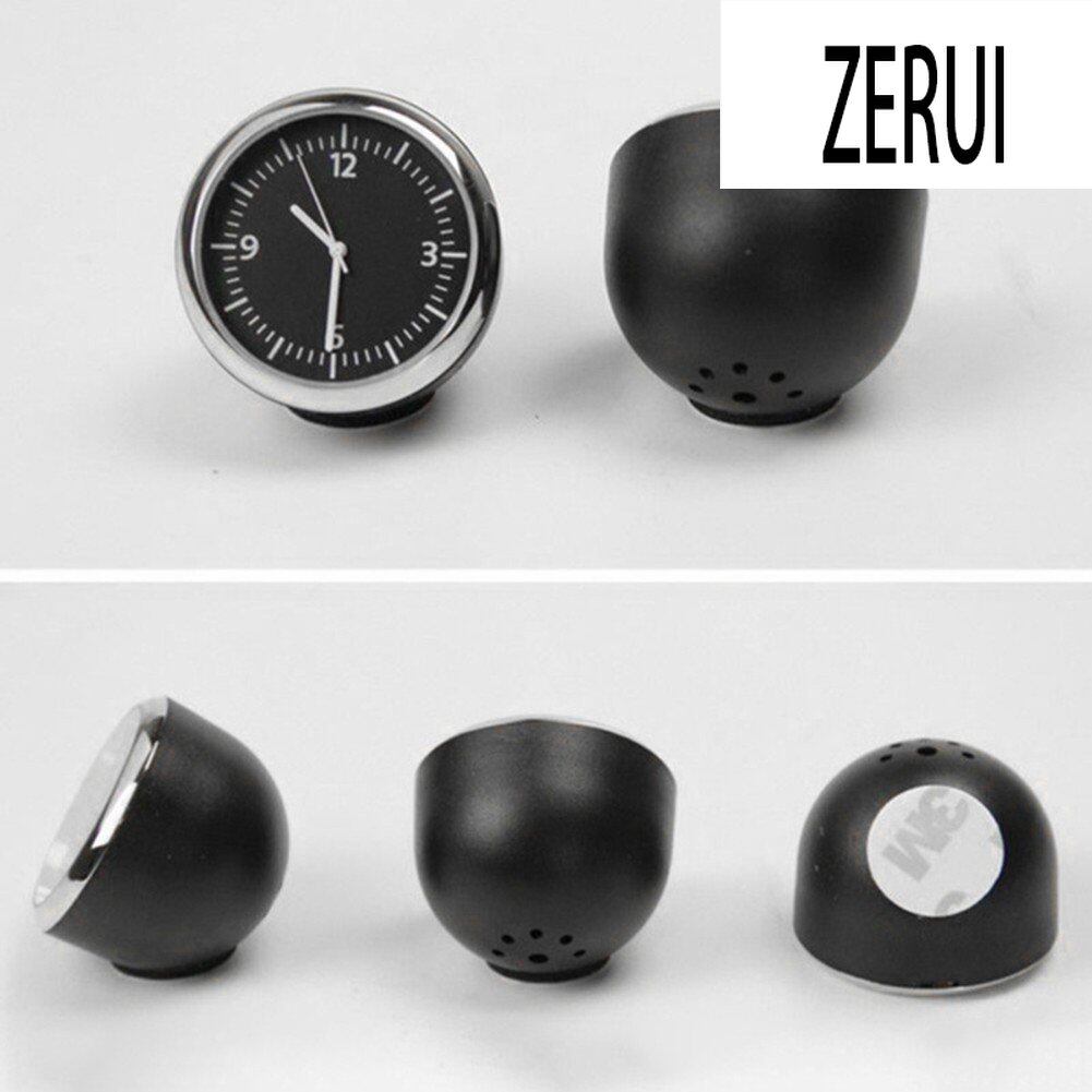 Đồng Hồ Thạch Anh Mini Nội Thất Xe Hơi ZR Đồng Hồ Đo Độ Ẩm Nhiệt Kế Trang Trí Bảng Điều Khiển