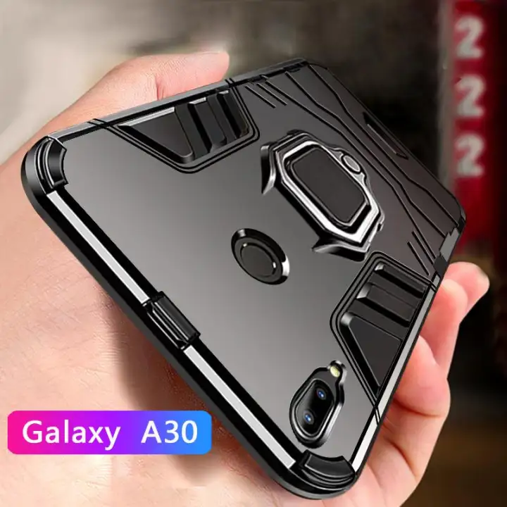 Luxury Armor Ring Case For Samsung Galaxy A30 Case Magnetic Anti Fall Soft Shockproof Full Back Cover Housing For Samsung Galaxy A30 Casing Lazada