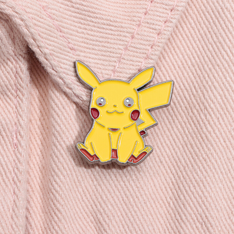 Creative Enamel Brooch Anime Picchu Brooch Badge Jewelry Clothing Accessories