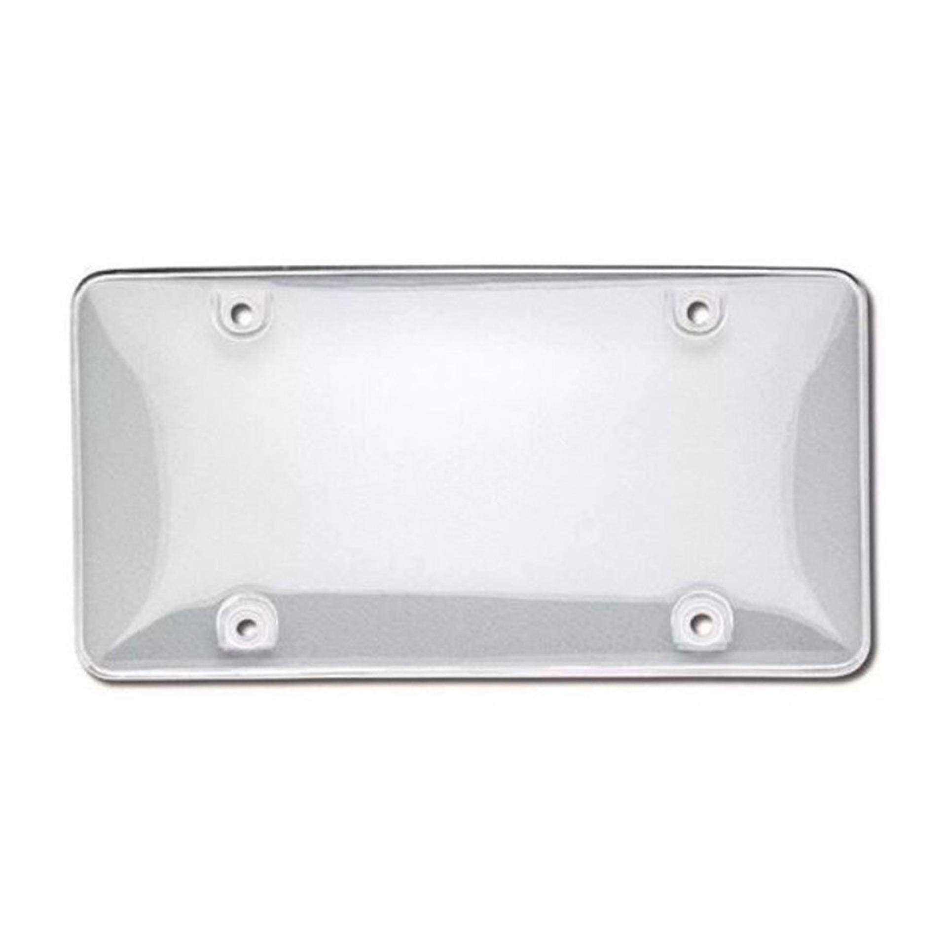 UNBREAKABLE CLEAR FLAT LICENSE PLATE TAG MOUNT HOLDER FRAME BUMPER SHIELD COVER