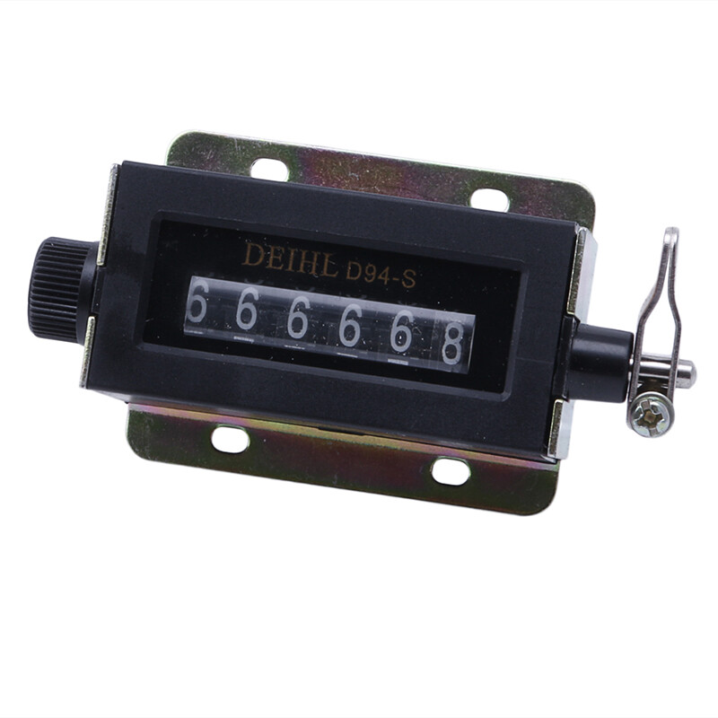 D94-S 6 Chữ Số 0-999999 Bộ Đếm Cơ Kéo Có Thể Đặt Lại