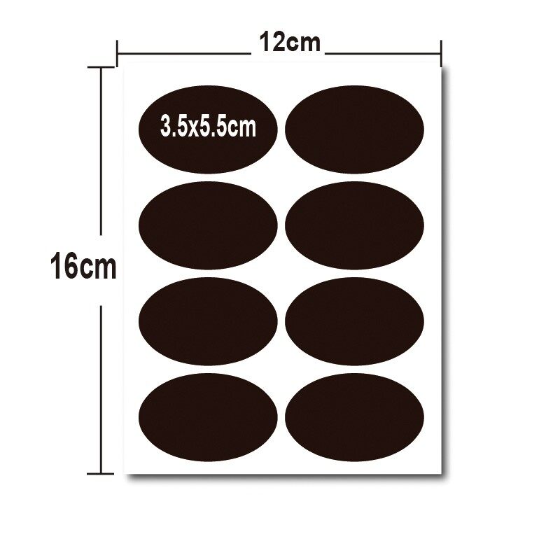 Blackboard sticker kitchen jar label sticker waterproof spice label sticker for easy storage