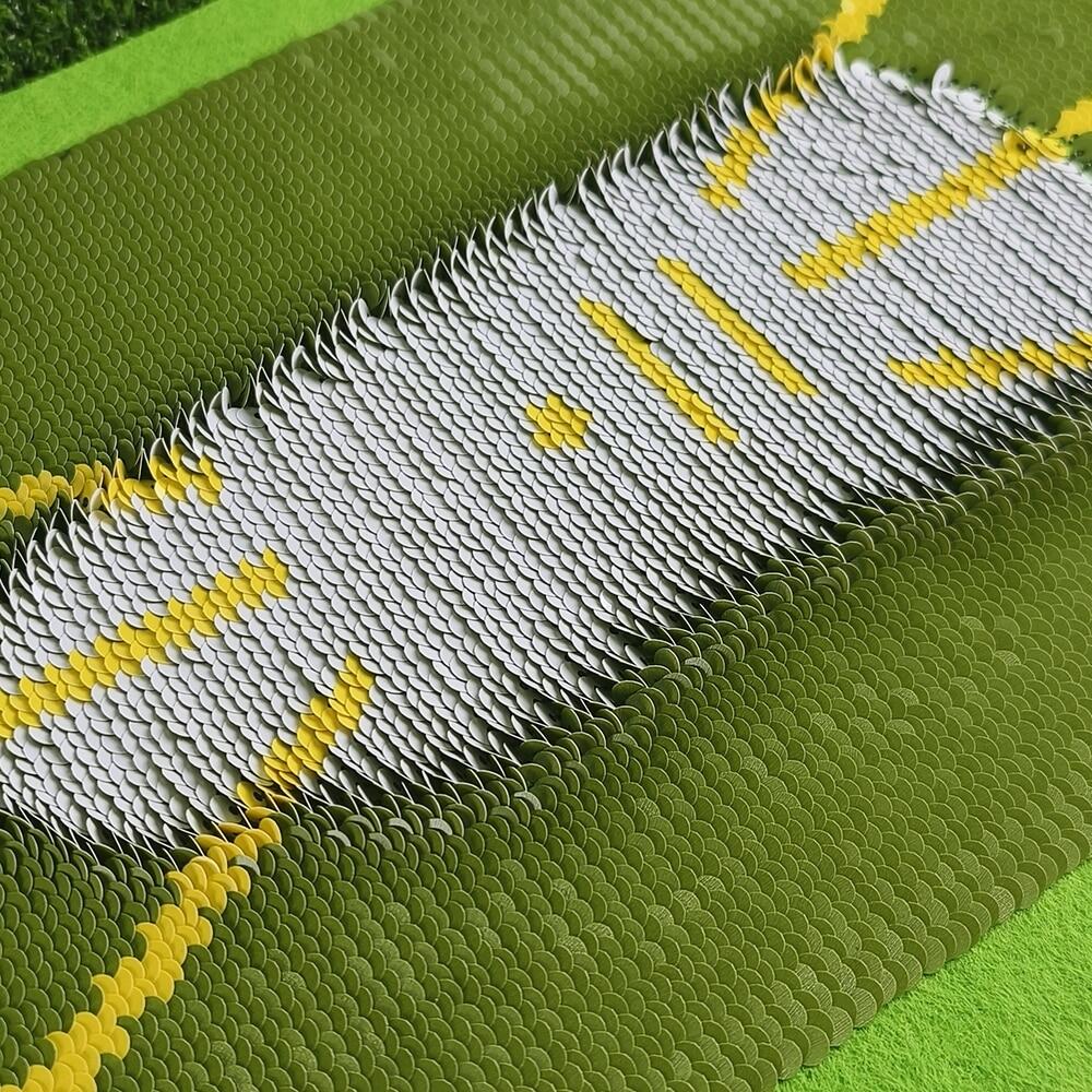 Golf Training Mat For Swing Detection Batting Ball Trace Detection Mat Swing Path Pads Swing Practice Pads Golf Training Pad
