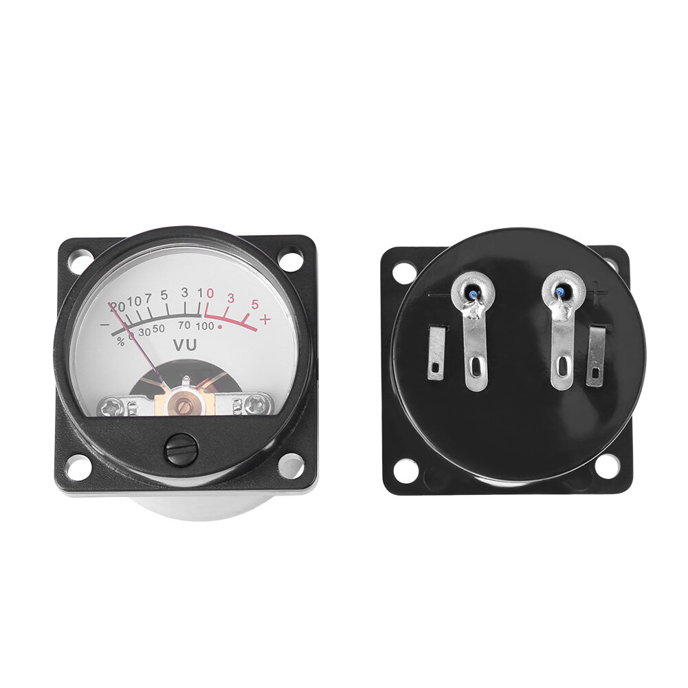 2x pcs VU Meter Warm Back Light Recording + Audio Level Amp with Driver Board