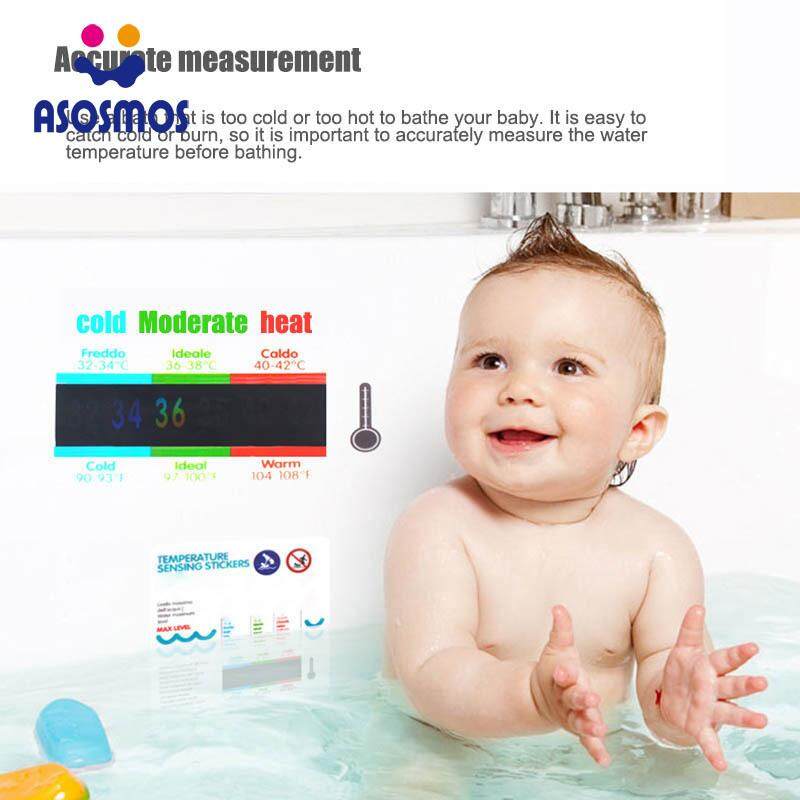 Asm 10 Chiếc Bồn Tắm Bể Bơi Hoạt Hình Nhiệt Độ Thẻ Cho Bé Cảm Biến Nước Miếng Dán Chăm Sóc Sức Khỏe Cho Bé By Asosmos