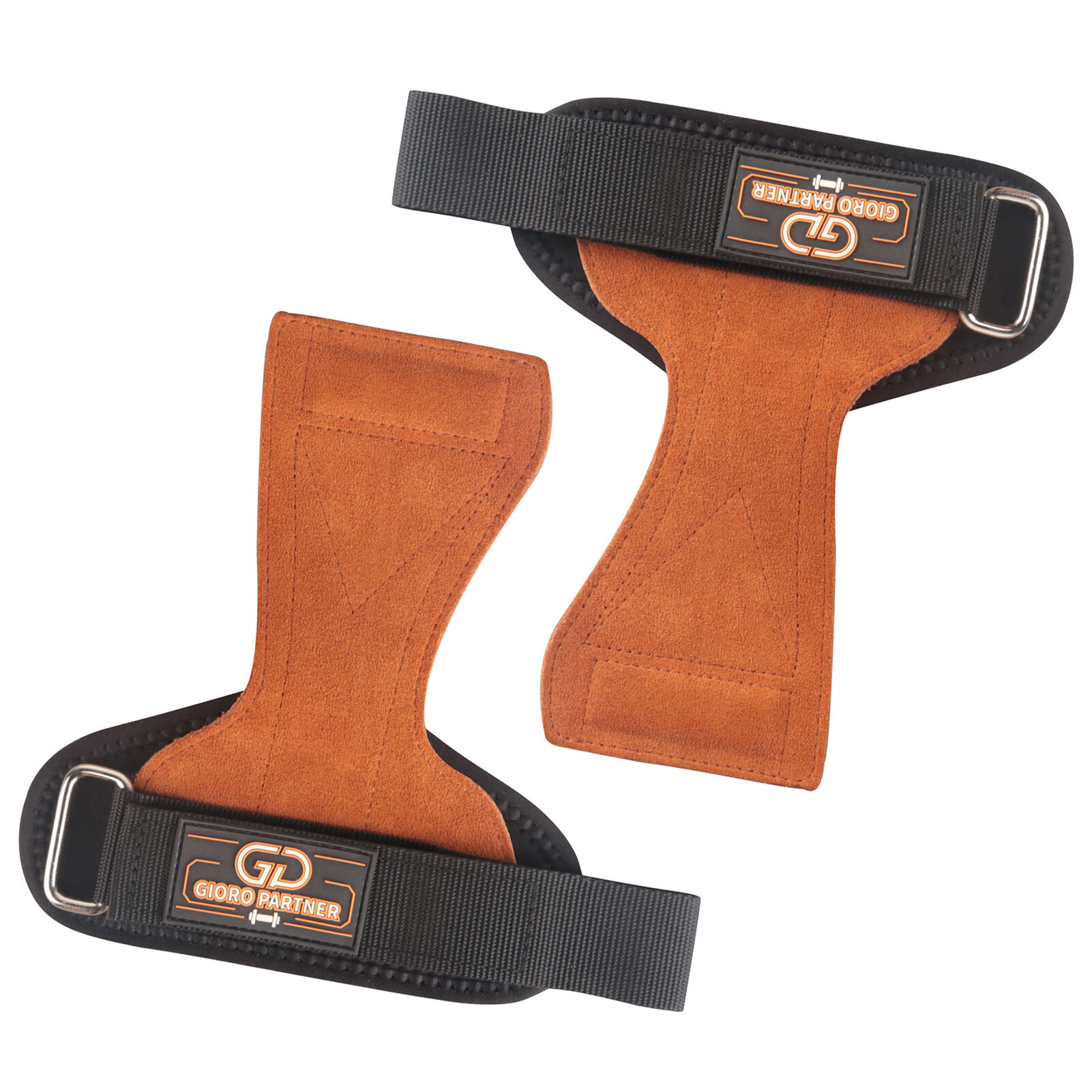 Weight Lifting Hand Grip Wear Resistant Cowhide Pull Up Grips for Fitness