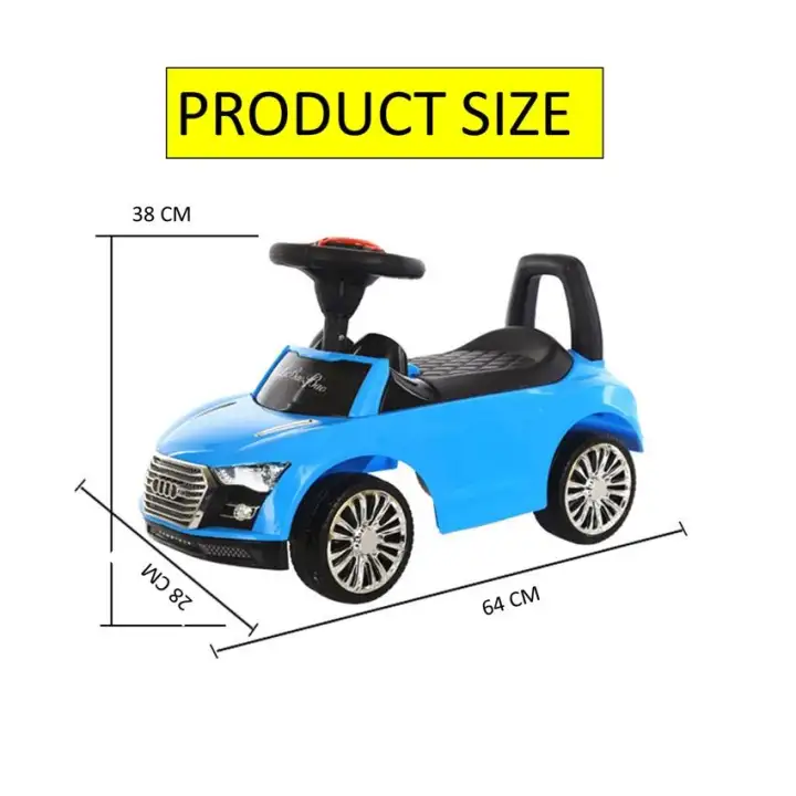 audi toy push car