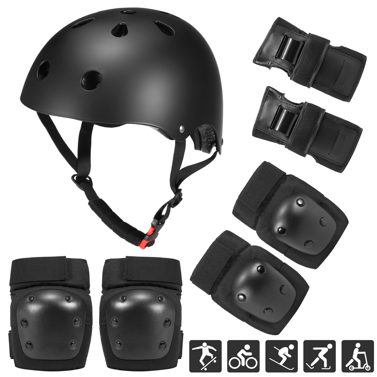 childrens helmet and pads set