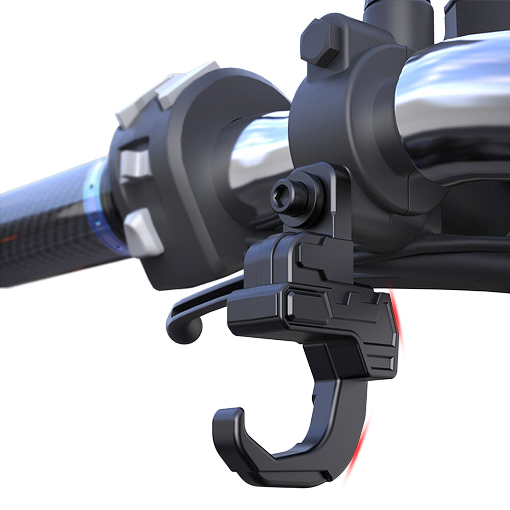JaneDream Aluminum Alloy Motorcycle Luggage Helmet Hook Mount Motorbike Scooter Holder Bag Hanger With Screw