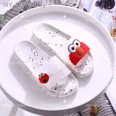 🔥High Quality🔥3D Sesame Street Elmo Women Slipper Sandals