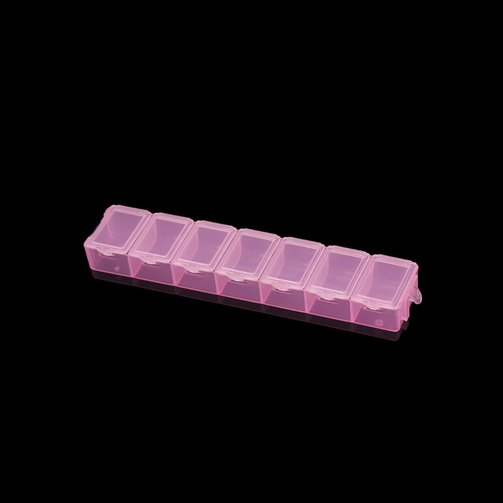 St.kunkka 13.2cm nhựa hình chữ nhật trong suốt lưu trữ hộp trường Hợp Chủ đựng đồ thủ công thủ công hạt thủ công Tự làm vỏ hộp trang sức container