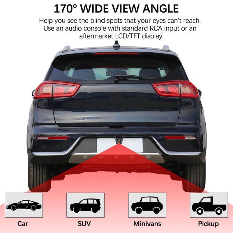 Camera Lùi Xe Hơi Camera Quan Sát Phía Sau Camera Lùi Quan Sát Phía Sau Nhỏ Có Thể Điều Chỉnh Góc Rộng 170 ° Camera Quan Sát Phía Sau Ổn Định