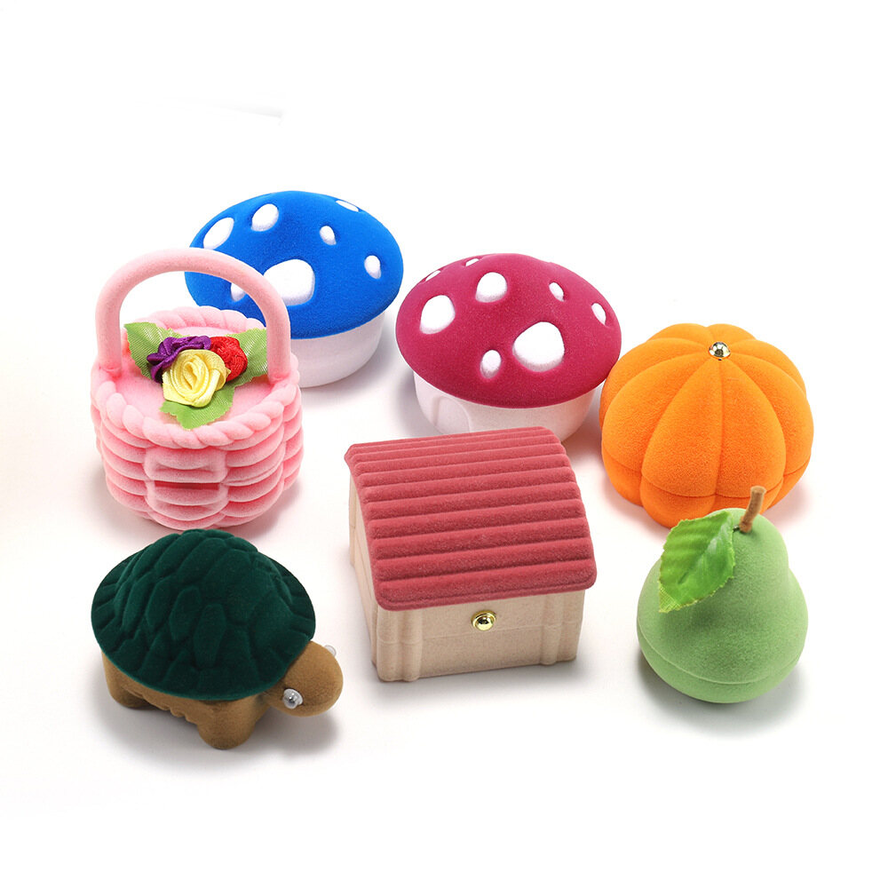 Creative Storage Ring Box Jewelry Gift Box Cartoon Ring Box Ring Box Western Cowboy Hat Ring Box