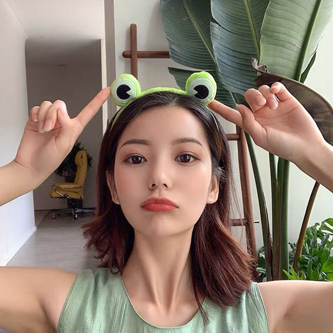 Funny Frog Stretchy Headband For Women