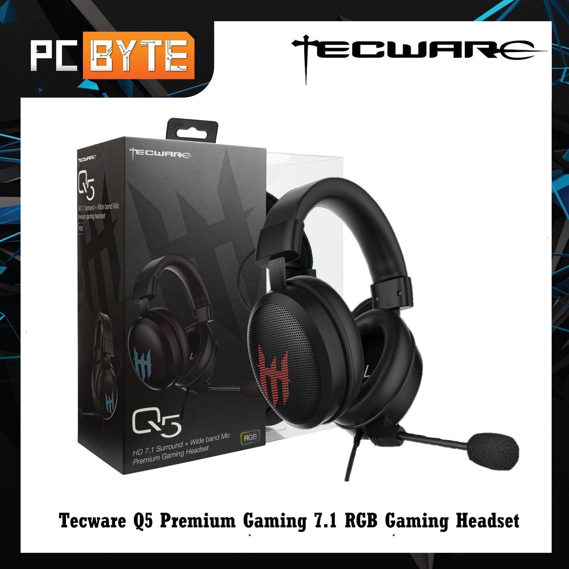 tecware q5 rgb gaming headset