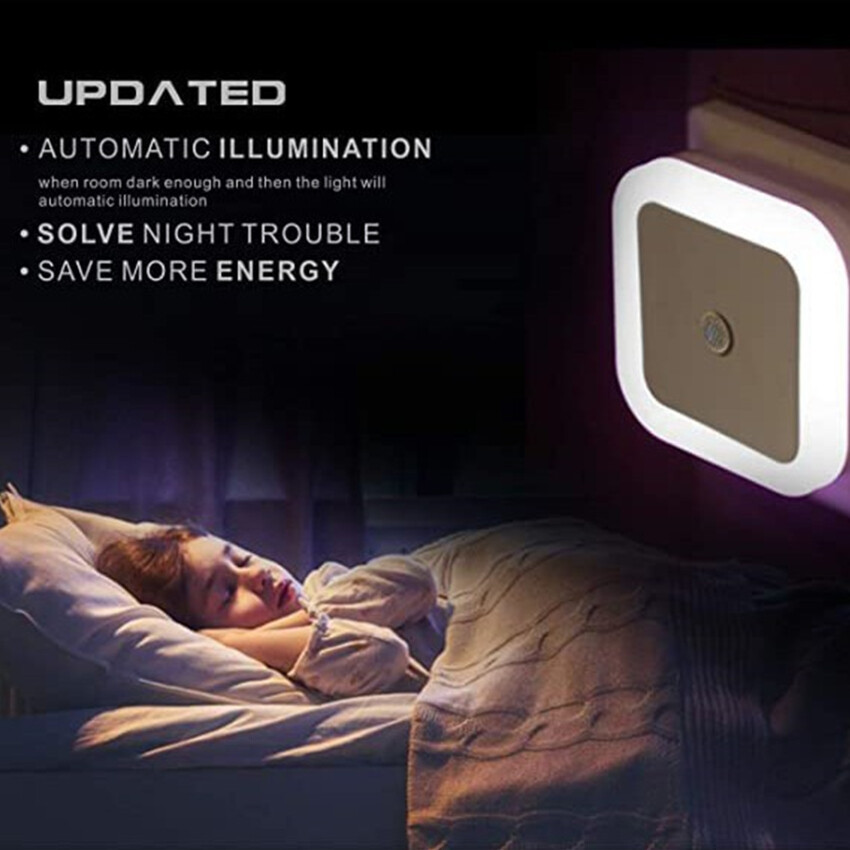 Automatic Light Sensor Light Sleep Night Light Light Night LED Smart Light Switch Bedside, Bedroom
