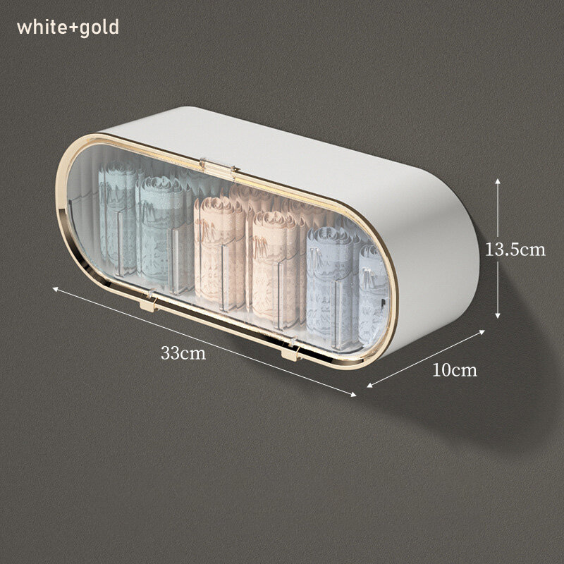Household bra underwear compartment sorting box sock storage artifact large wall mounted underwear storage box