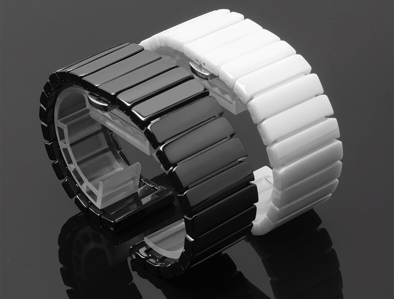 Ceramics Watch Band Strap for Ticwatch Pro 3 E2 S2 GTX