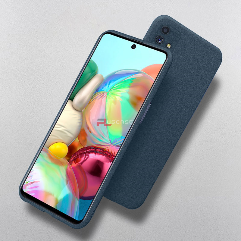 PlusCase cho Samsung Galaxy M51 Siêu mỏng Mềm Mờ Ốp lưng bằng đá sa thạch Bảo vệ Điện thoại Mặt sau Vỏ mỏng