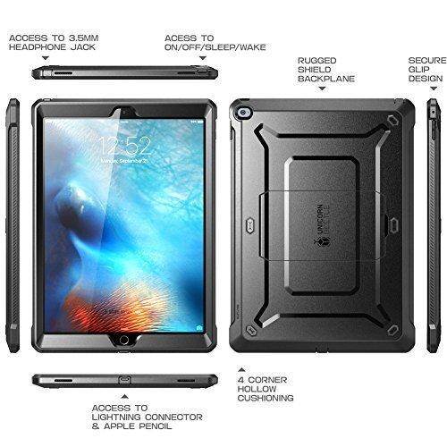 Dành cho Apple iPad Pro 12.9 ''2015 Ốp Lưng BẢO VỆ SUPCASE Toàn Thân Chống Sốc Lai Bảo Vệ với Mặt Trước & chân đế
