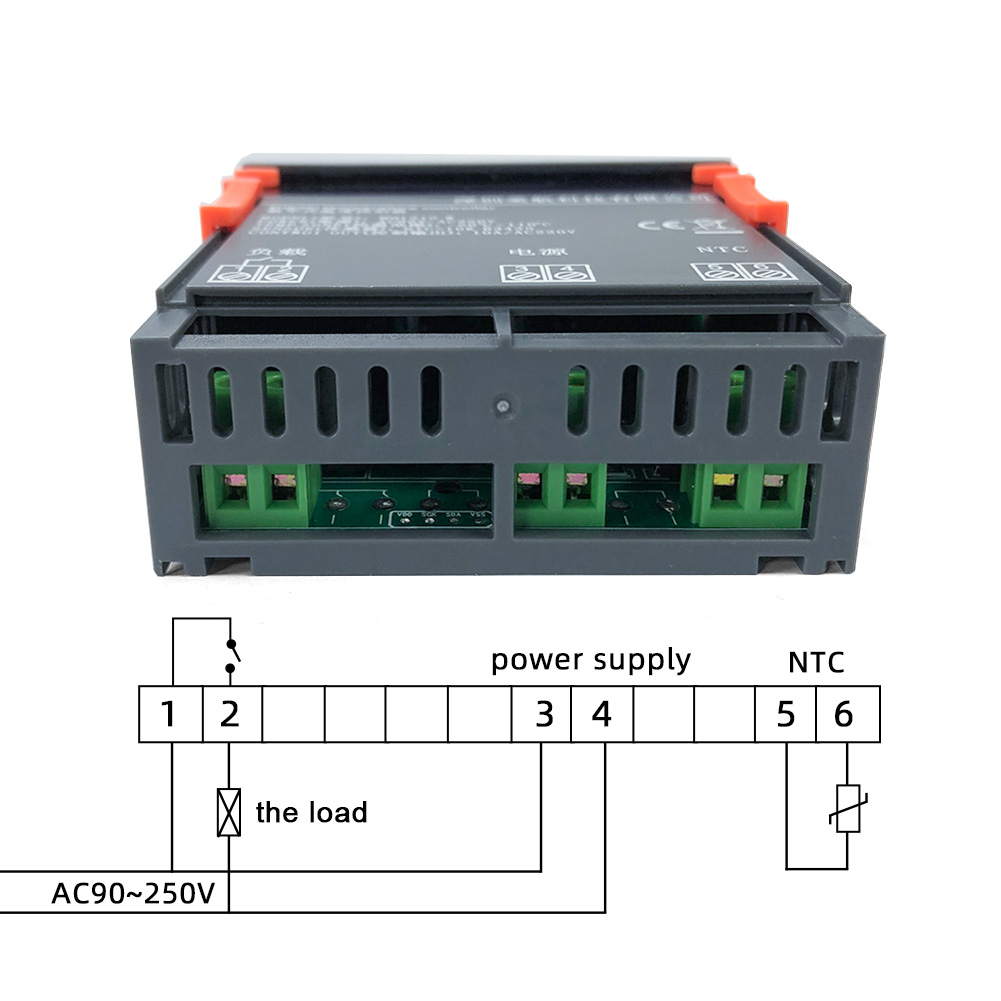 Yieryi Bộ Điều Khiển Nhiệt Độ Kỹ Thuật Số MH1210W Bộ Điều Chỉnh Nhiệt AC90-250V 10A 220V Với Cảm Biến-50 ~ 110C Điều Khiển Làm Mát Làm Nóng