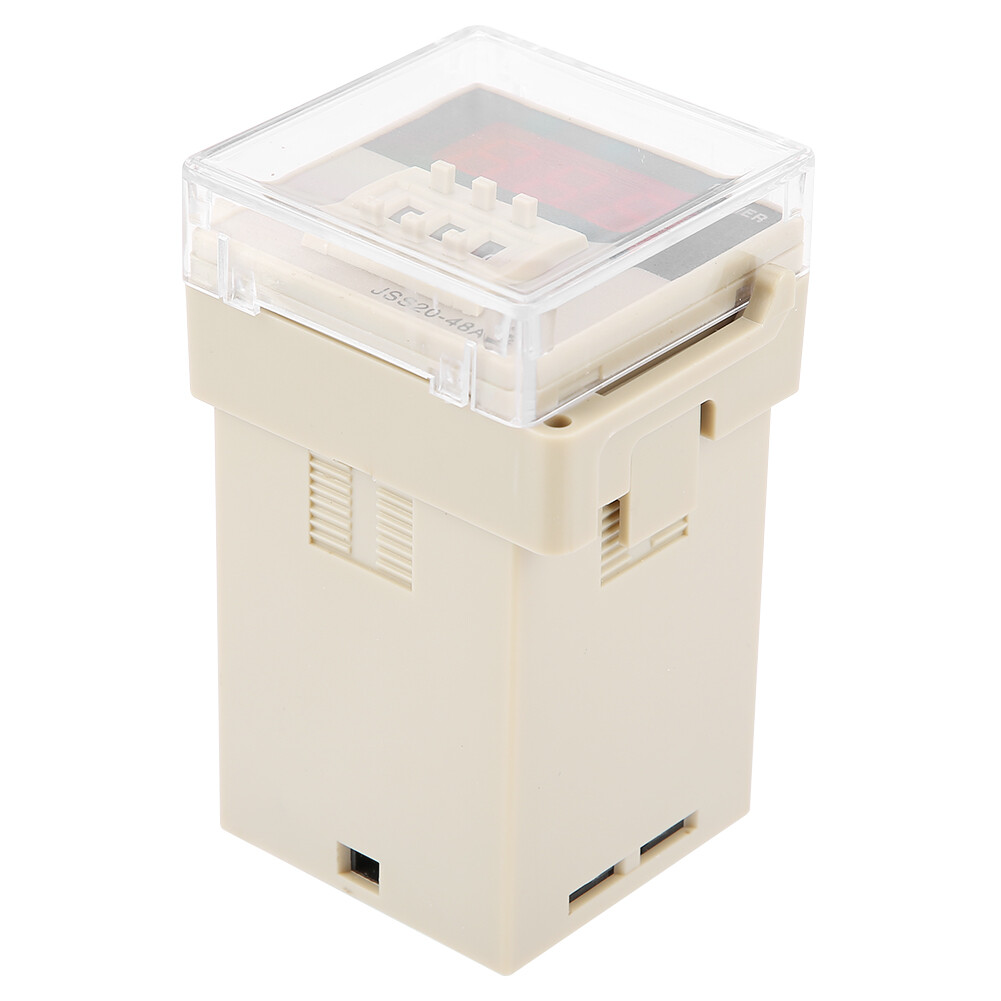 JSS20-48AMS Power On Delay Timer Relay Digital Display 1-999S AC 220V