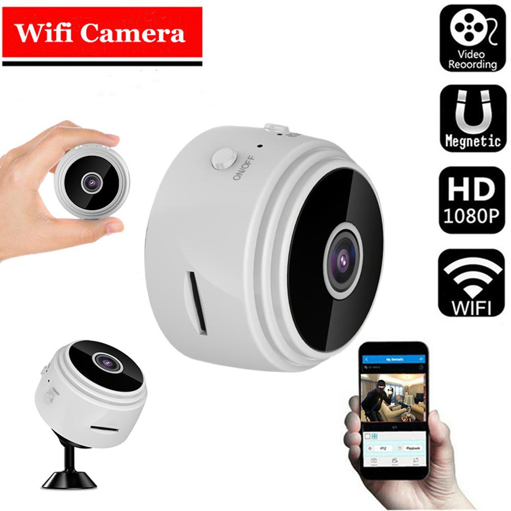 1080P Wireless Camera Multifunctional 2.4G Wireless Indoor Camera Motion Detection 360 Degree Bracket Household Security