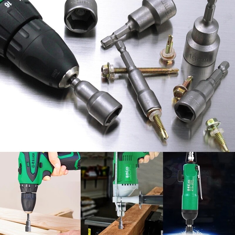 [KIPRUN 14Pcs 5-12mm Hexagon Nut Driver Drill Bit Socket Screwdriver Wrench Set Drill Bit Adapter  1/4" Hex Shank Power Tools  for Electric Screwdriver Handle Tools,[Ready stock] KIPRUN 14Pcs 5-12mm Hexagon Nut Driver Drill Bit Socket Screwdriver Wrench Set Drill Bit Adapter  1/4" Hex Shank Power Tools  for Electric Screwdriver Handle Tools,KIPRUN 14Pcs 5-12mm Hexagon Nut Driver Drill Bit Socket Screwdriver Wrench Set Drill Bit Adapter  1/4" Hex Shank Power Tools  for Electric Screwdriver Handle Tools,]