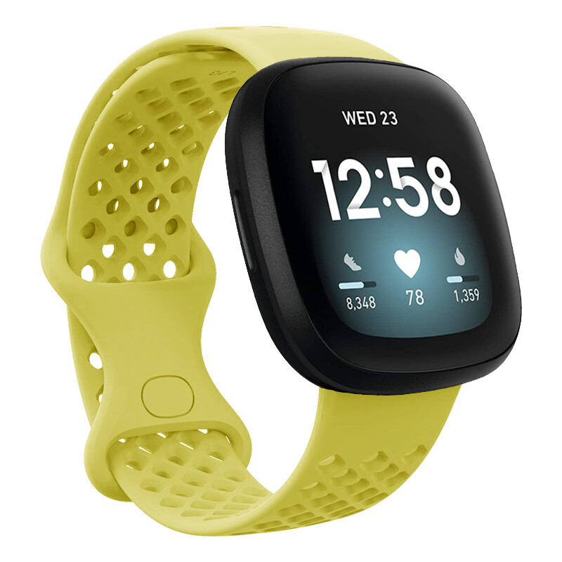 Silicone Wristband For Fitbit Versa 3 Strap Breathable Watch Bracelet Replacement Band for Fitbit Sense Versa3 Smart Watch