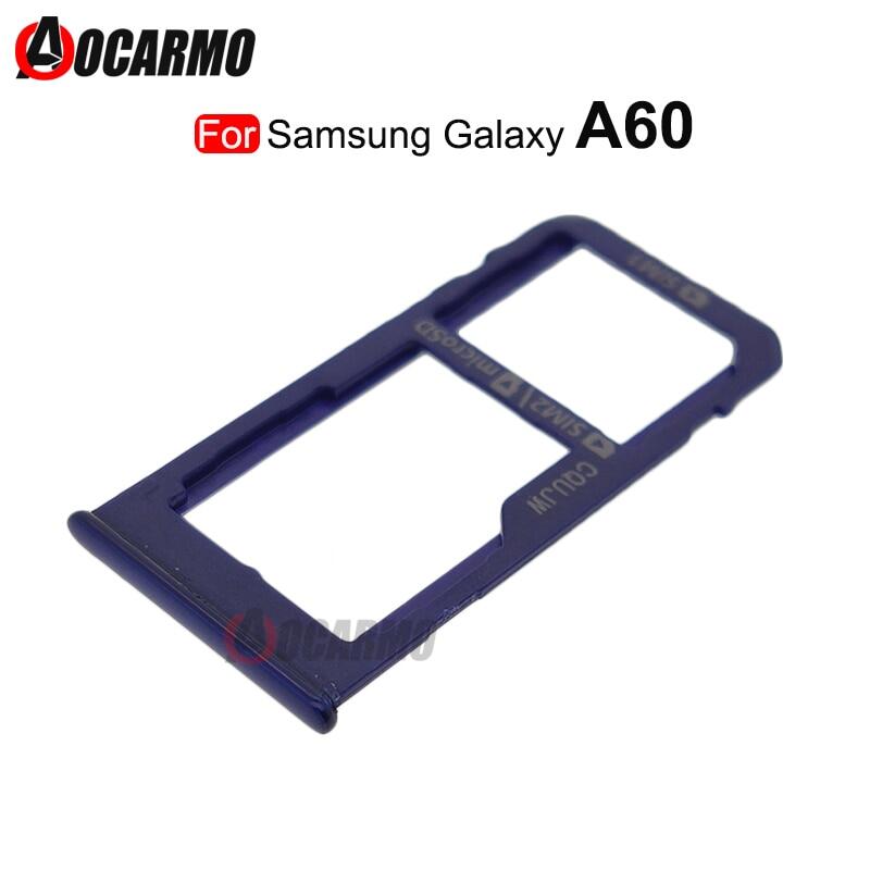 For Suitable For Samsung Galaxy A60 A6060 SIM Card Socket Slot Sim Tray Reader Holder Replacement Parts