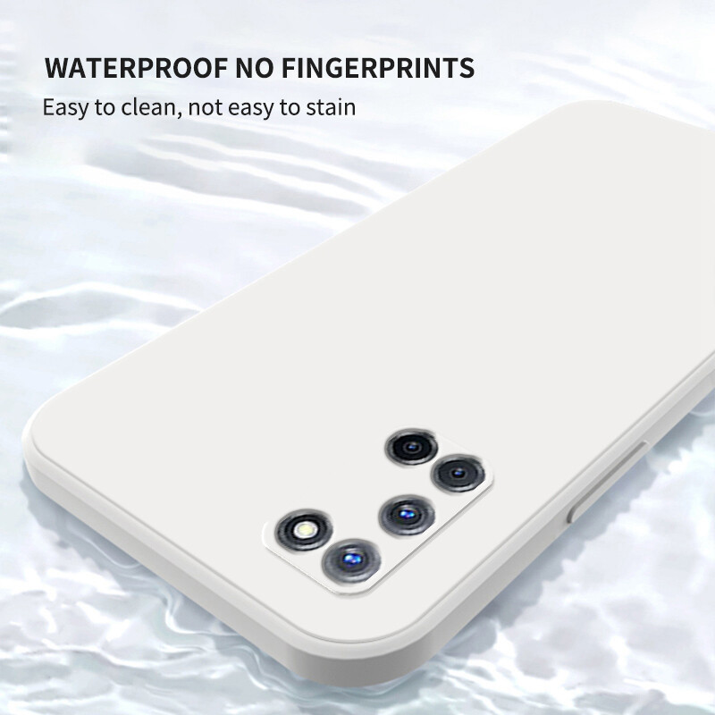 YBD case For OPPO A52 A92 Accurate camera hole protection Casing ,Thin Soft Liquid Silicone Cover Candy Color Cases with free phone Lanyard