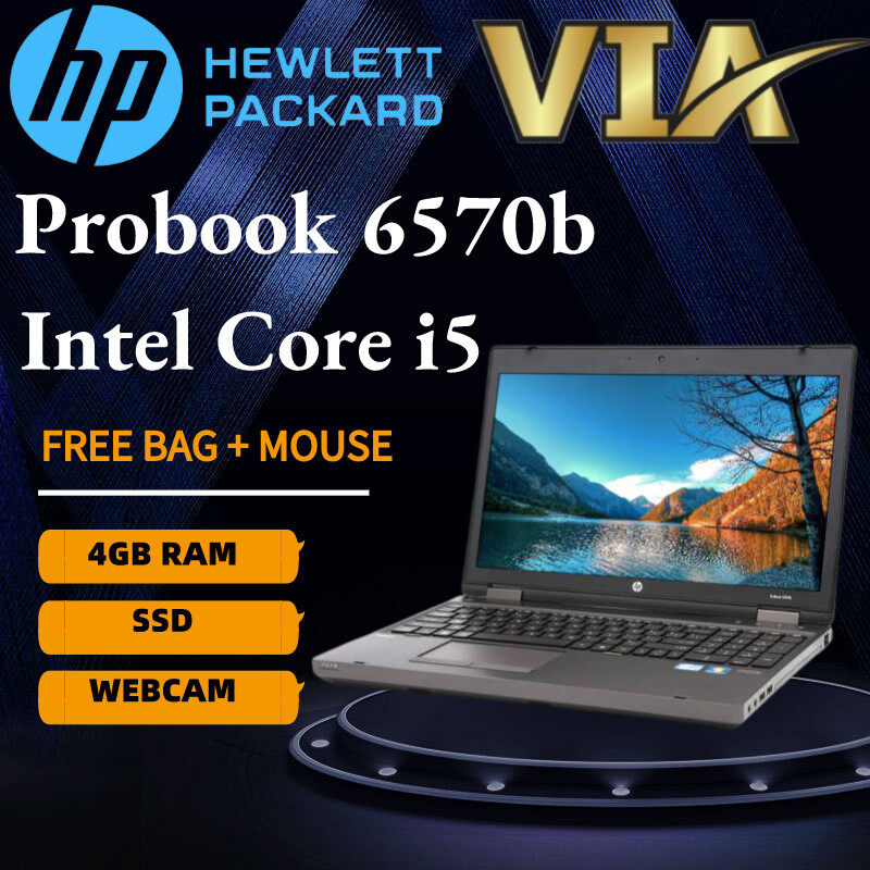 【NUMPAD】HP Probook 6570b-Intel Core i5-3rd Gen-4GB Ram-120GB / 240GB SSD-Webcam Malaysia