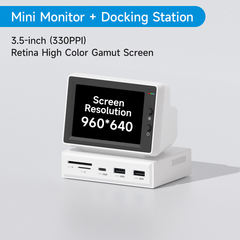 ほぼ未使用 小さなモニター ほぼ未使用 Hagibis mini PC monitor 3.5