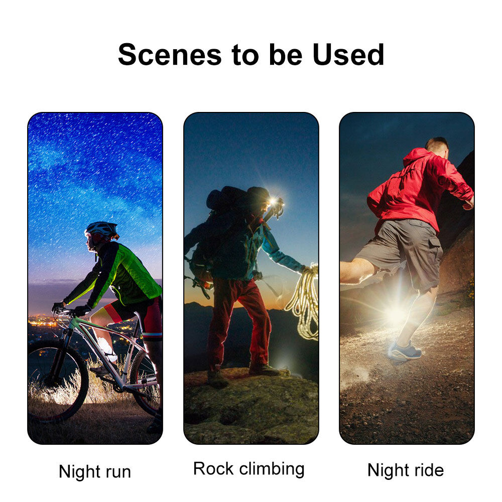 【Hot Sales】VIRWIR LED Small Mini Headlight Red and White Light Work Light 3 Lighting Modes Rechargeable Outdoor Lighting Strong Light Small Headlight 100000LM
