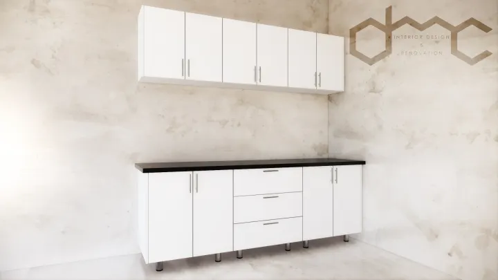 Dmc Ready To Fix High Quality Modular Kitchen Cabinet 3 Drawer