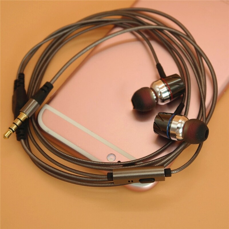 1.2m With Mic DIY Earphone Cable High Quality Replacement Cable Wire For Repair
