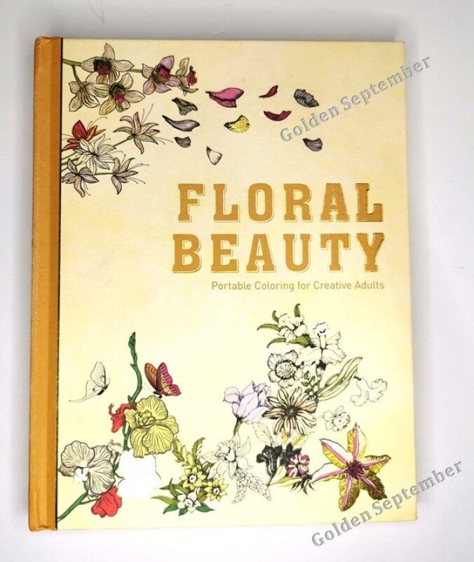 Adult Coloring Book / Floral Beauty Coloring Book / Coloring for Adult / Stress Release Coloring Book Malaysia