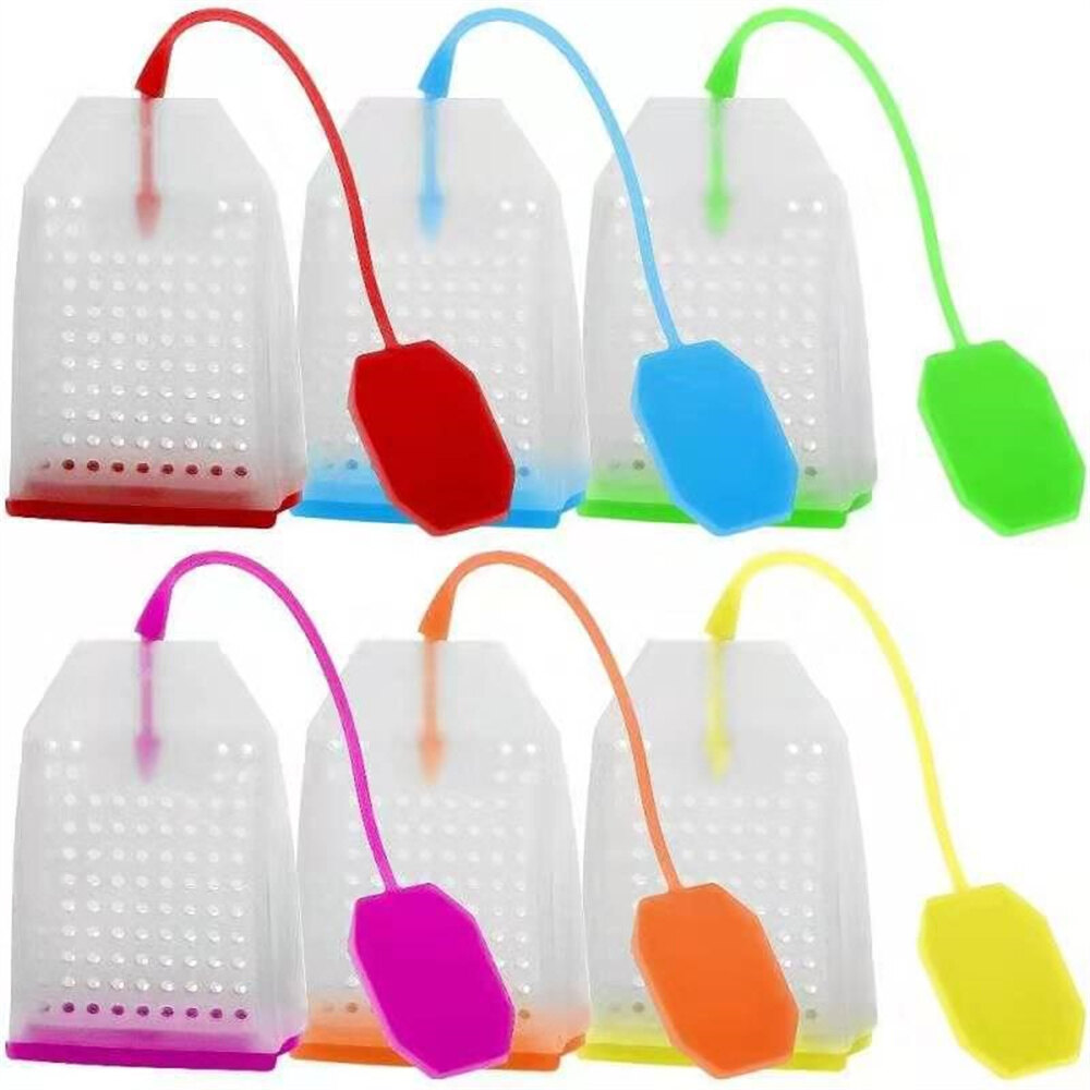 Diffuser Tea Bag Kitchen Accessories Leaf Filter Tea Strainer Silicone Teapot Shape