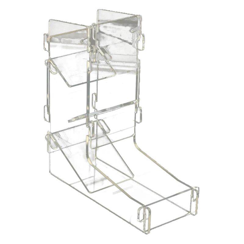 Dnd acrylic transparent dice tower diy board game rpg rolling tower mtg games