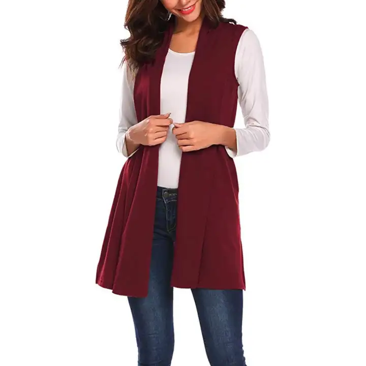 womens lightweight open front cardigan