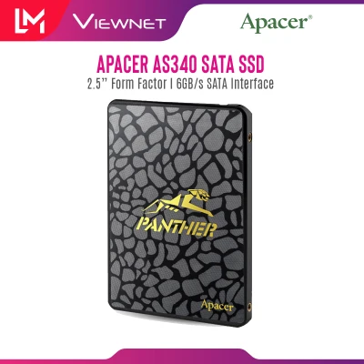 Apacer AS340 Panther & Apacer AS340X (120GB/240GB/480GB/960GB) 2.5" SATA III SSD Internal Solid State Drive SSD