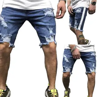 knee jeans shorts