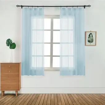 Deyln 100x130 Cm Multicolor Window Tulle Transparent Curtains