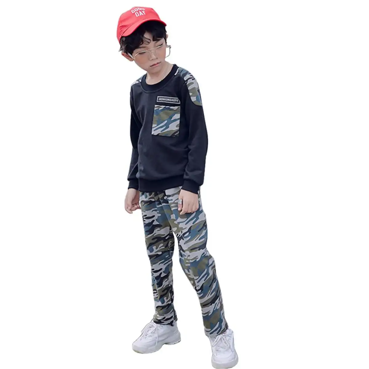 kids camouflage tracksuit