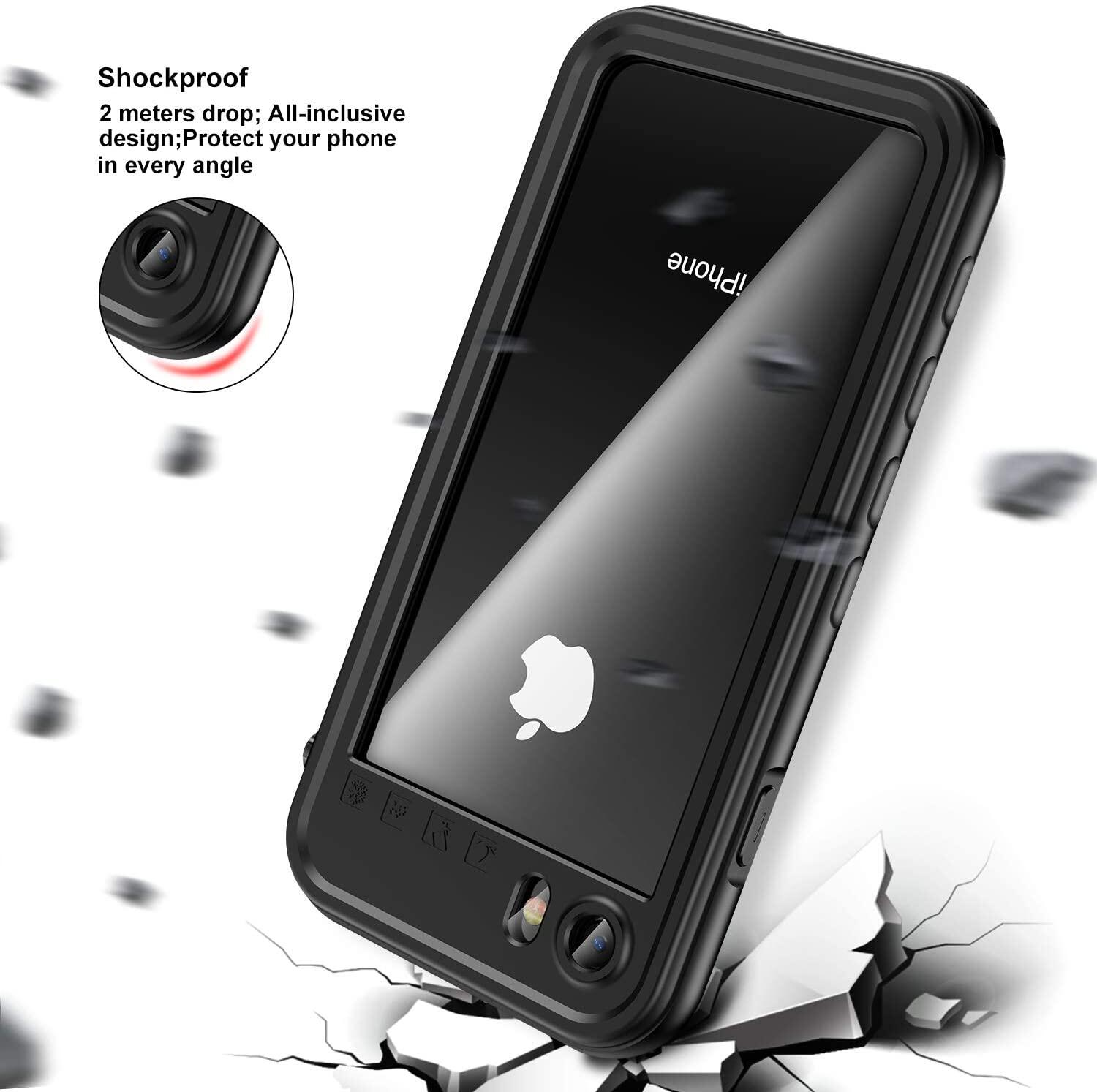 Cho Iphone 17 Pro Max trường hợp không thấm nước, được xây dựng trong miếng bảo vệ màn hình IP68 chứng nhận kín hoàn toàn dưới nước chống tuyết chống sốc dirtproof Ốp bảo vệ cho iPhone 17 không khí 16 Pro Max 16e 15 cộng với 14 Pro 13 12 XS  XR SE2/3 87