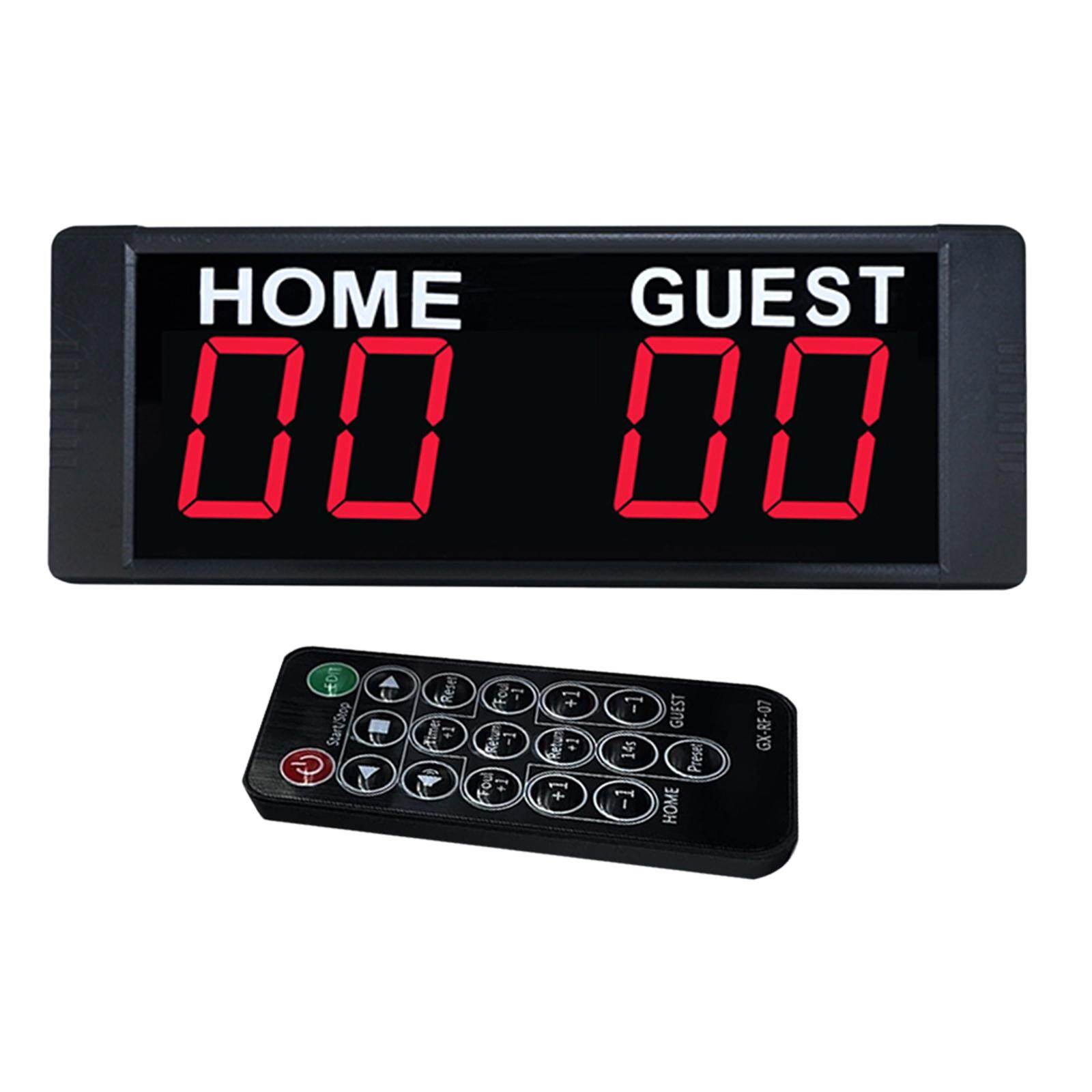Mini Electronic Scoreboard Wall Mount Indoor Games Basketball Football